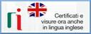 Certificati e visure in lingua inglese ridotto cornice